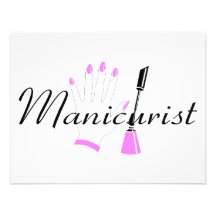Manicurist Personalized Invites