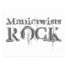 Manicurists Rock Postcards