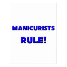 Manicurists Rule! Postcard