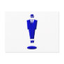 manikin / suit / man postcard