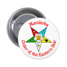 Manitoba Eastern Star Button
