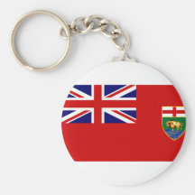 Manitoba flag key chains