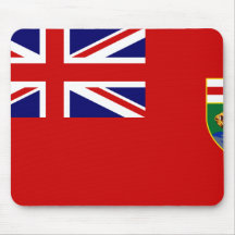 Manitoba flag mouse pad