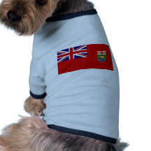 Manitoba flag pet tee