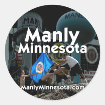 Manly Minnesota Sticker