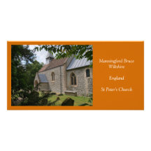 Manningford Bruce St Peter's Church Photo Card Template
