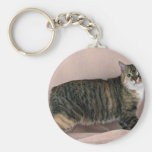 Mannois, chat tigré de tortie porte-clés