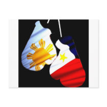 MANNY PACMAN FILIPINO BOXER POSTCARD