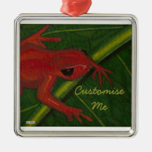 Manny The Mantella (Frog) Christmas Ornaments