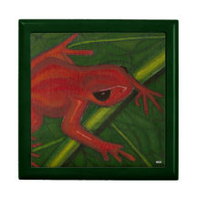 Manny The Mantella (Frog) Keepsake Box