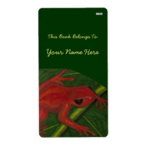 Manny The Mantella (Frog) Personalised Shipping Labels