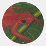 Manny The Mantella (Frog) Round Sticker