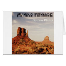 Manolo Fernandez - Golden Plains Grußkarte