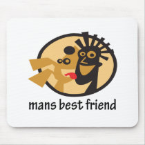 Mans Best Friend Design mousepads