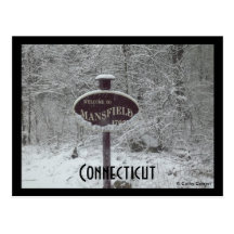 Mansfield,Connecticut Postcard