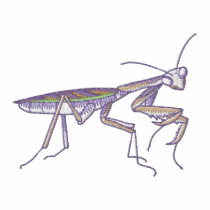 Mante de prière chemises brodées