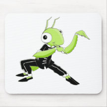 Mante de prière de Kung Fu Tapis De Souris