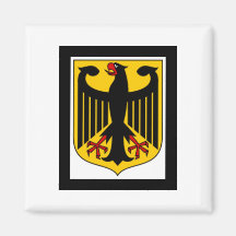 MANTEAU ALLEMAND DE COPIE DE BRAS MAGNETS POUR RÉFRIGÉRATEUR