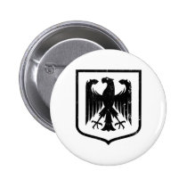 Manteau d'Allemand Eagle - du Deutschland des bras boutons publicitaires