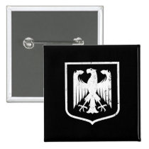 Manteau d'Allemand Eagle - du Deutschland des bras boutons publicitaires