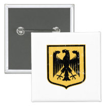 Manteau d'Allemand Eagle - du Deutschland des bras boutons publicitaires