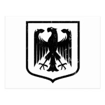Manteau d'Allemand Eagle - du Deutschland des bras cartes postales