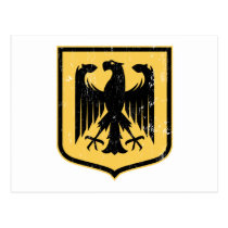 Manteau d'Allemand Eagle - du Deutschland des bras cartes postales