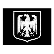 Manteau d'Allemand Eagle - du Deutschland des bras cartes postales