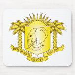 Manteau de Côte d'Ivoire des bras Tapis De Souris