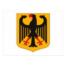Manteau de l'Allemagne de carte postale de bras