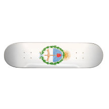 Manteau de l'Argentine des bras Skateboards Customisés