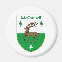 Manteau de McConnell des bras/de crête de famille Magnets Pour Réfrigérateur