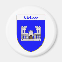 Manteau de McLeod des bras/de crête de famille Magnets Pour Réfrigérateur
