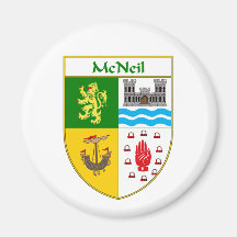 Manteau de McNeil des bras/de crête de famille Aimants Pour Réfrigérateur