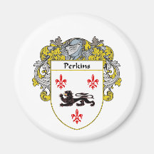Manteau de Perkins des bras/de crête de famille (e Magnets