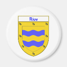 Manteau de Rios des bras/de crête de famille Magnets Pour Réfrigérateur