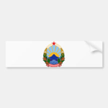 Manteau de symbole héraldique officiel de Macédoin Adhésif Pour Voiture