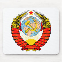 Manteau de symbole héraldique officiel d'Union Sov Tapis De Souris