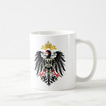 Manteau d'empire des bras allemand (1889) tasses