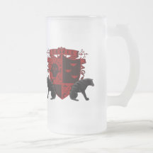 Manteau rouge sang gothique de Dracula de tasse de