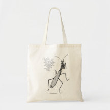mantis tote bag