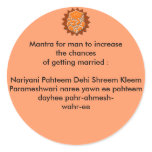 Mantra to increase the chances of getting married stickers