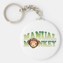 Manual Monkey. Key Chain