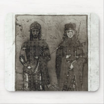Manuel I Comnenus  and Empress Maria of Antioch mousepads