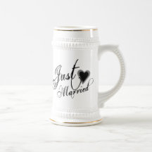 Manuscrit grunge de Naughy - juste noir marié de c Tasse