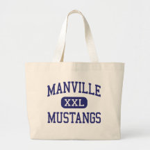 Manville - Mustangs - High - Manville New Jersey Canvas Bag