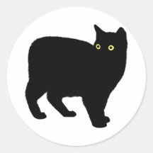 Manx Round Stickers