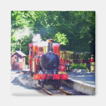 Manx steam train magnet