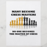 Many Become Chess Masters No One Becomes Master Flyers
