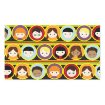 Many Children Collage Babysitting Business Card